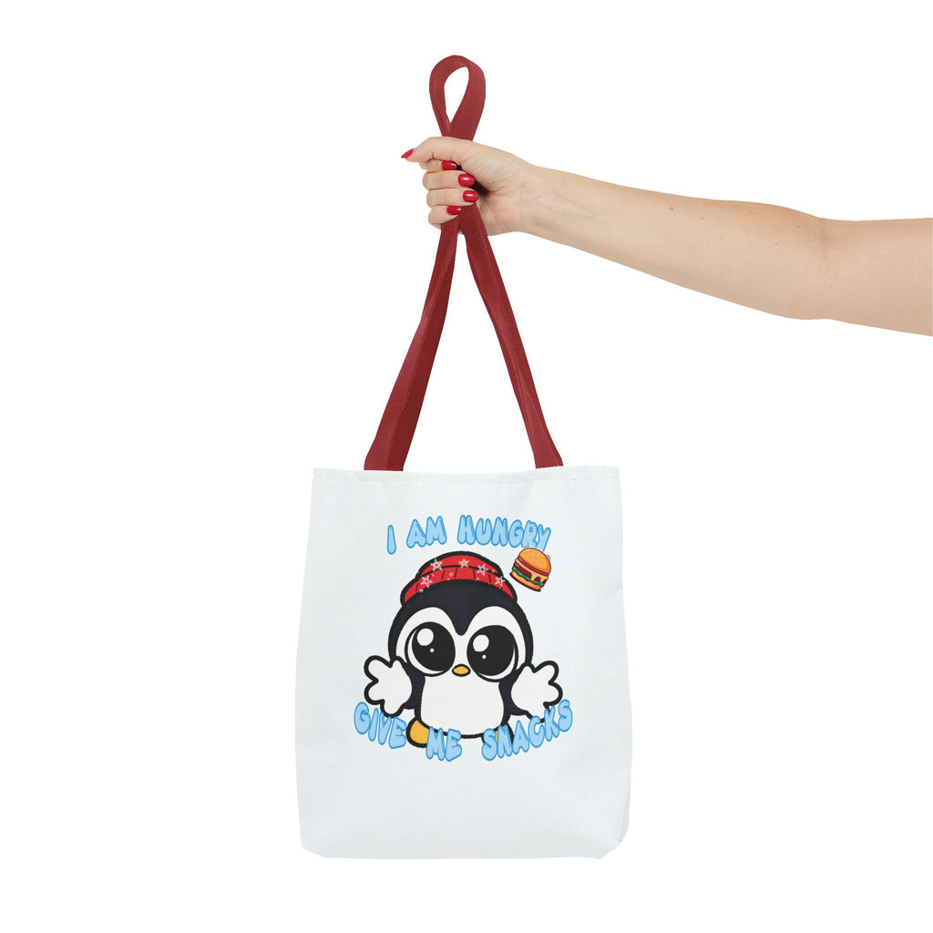 Give Me Snacks Tote Bag - White