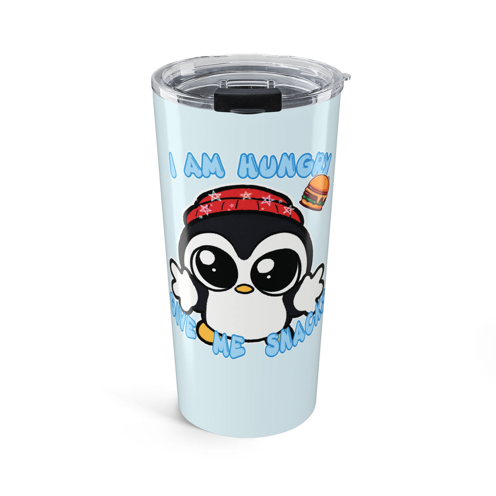 Penguin 'I Am Hungry' 20oz Tumbler — Cute Insulated Travel Cup