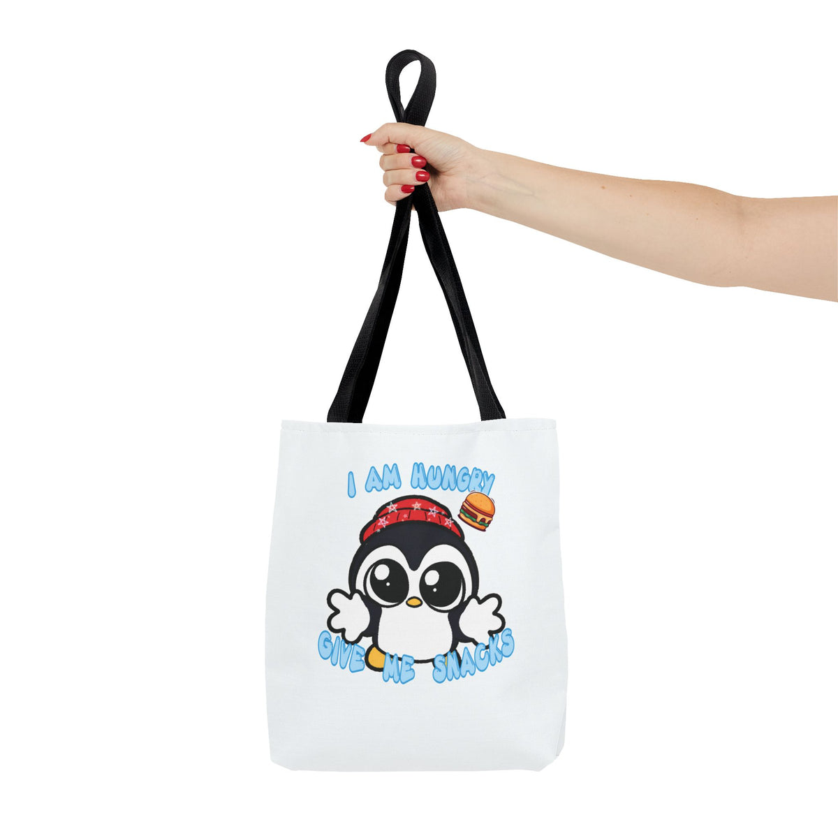 Give Me Snacks Tote Bag - White