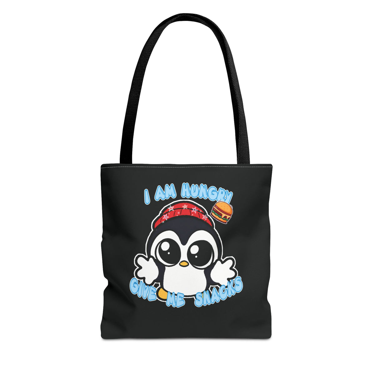 Give Me Snacks Tote Bag - Black